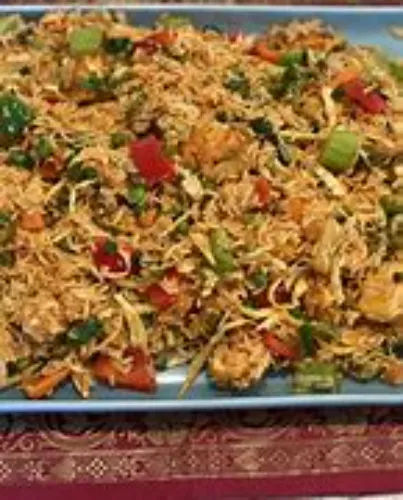 Paneer Garlic Fried Rice